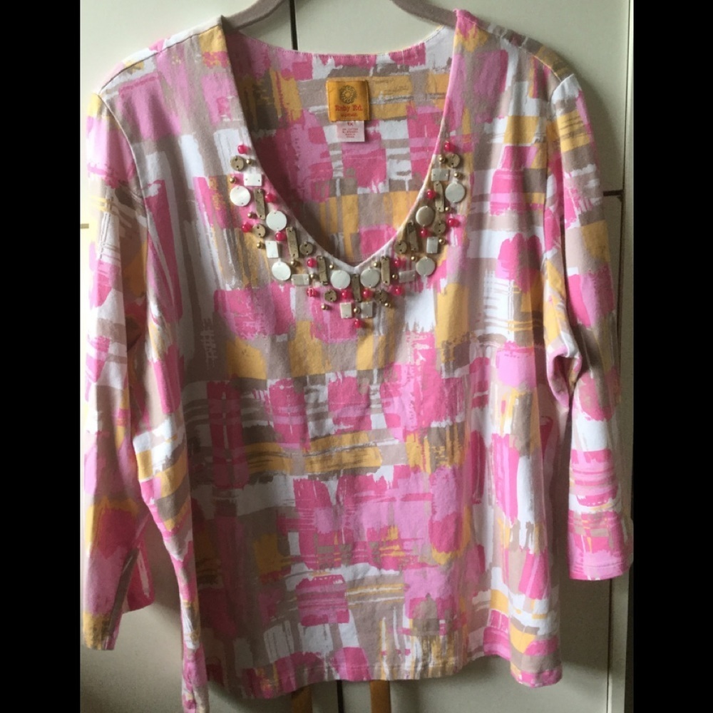 Ruby Rd Pink Blouse - Picture 1 of 6